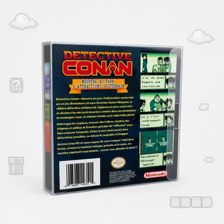 Detective Conan: Meurtre au Parc d'Attractions Souterrain (French Fan-Translation) - Game Boy Color — 2