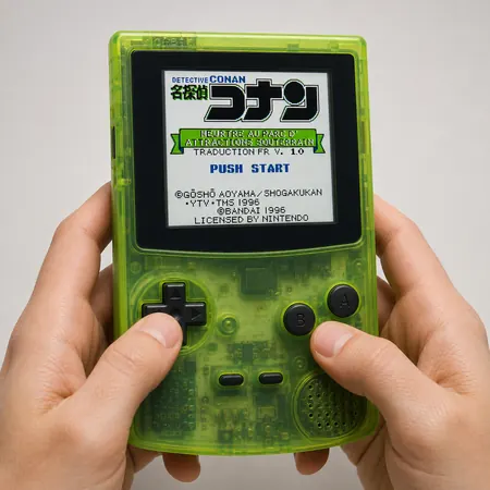 Detective Conan: Meurtre au Parc d'Attractions Souterrain (French Fan-Translation) - Game Boy Color — 6