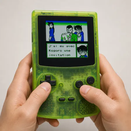 Detective Conan: Meurtre au Parc d'Attractions Souterrain (French Fan-Translation) - Game Boy Color — 7