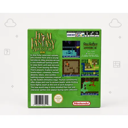 Final Fantasy Adventure DX (Color Enhanced) - Game Boy Color — 3