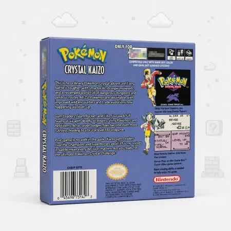 Pokemon Crystal Kaizo - Game Boy Color — 2