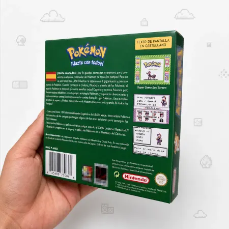 Pokemon Verde / Green (Edicion Verde, Spanish &amp; English) - Game Boy — 2