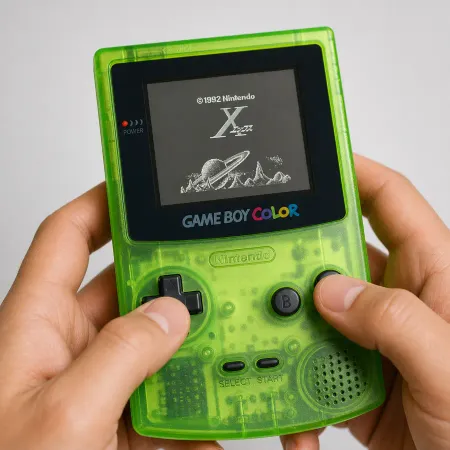 X (Lunar Chase) - Unreleased English Prototype - Game Boy — 2